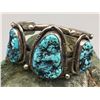 Image 2 : 1970s Navajo Style Turquoise Bracelet