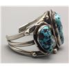 Image 3 : 1970s Navajo Style Turquoise Bracelet
