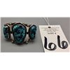 Image 7 : 1970s Navajo Style Turquoise Bracelet