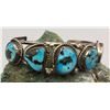 Image 1 : 1970s Navajo Style Turquoise Bracelet
