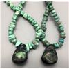 Image 1 : Pair of Turquoise Nugget Necklaces