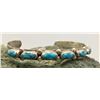 Image 1 : Vintage 7-Stone Turquoise Bracelet