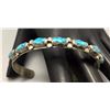 Image 2 : Vintage 7-Stone Turquoise Bracelet