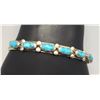 Image 3 : Vintage 7-Stone Turquoise Bracelet