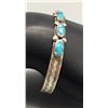 Image 4 : Vintage 7-Stone Turquoise Bracelet