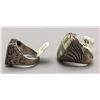Image 3 : Pair of Turquoise Inlay Rings