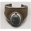 Image 1 : Turquoise, Sterling and Copper Overlay Bracelet