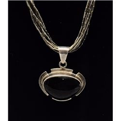 Vintage Necklace with Onyx Setting