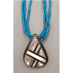 M.O.P Inlay Necklace - Coriz