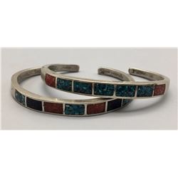 Pair of Vintage Inlay Bracelets