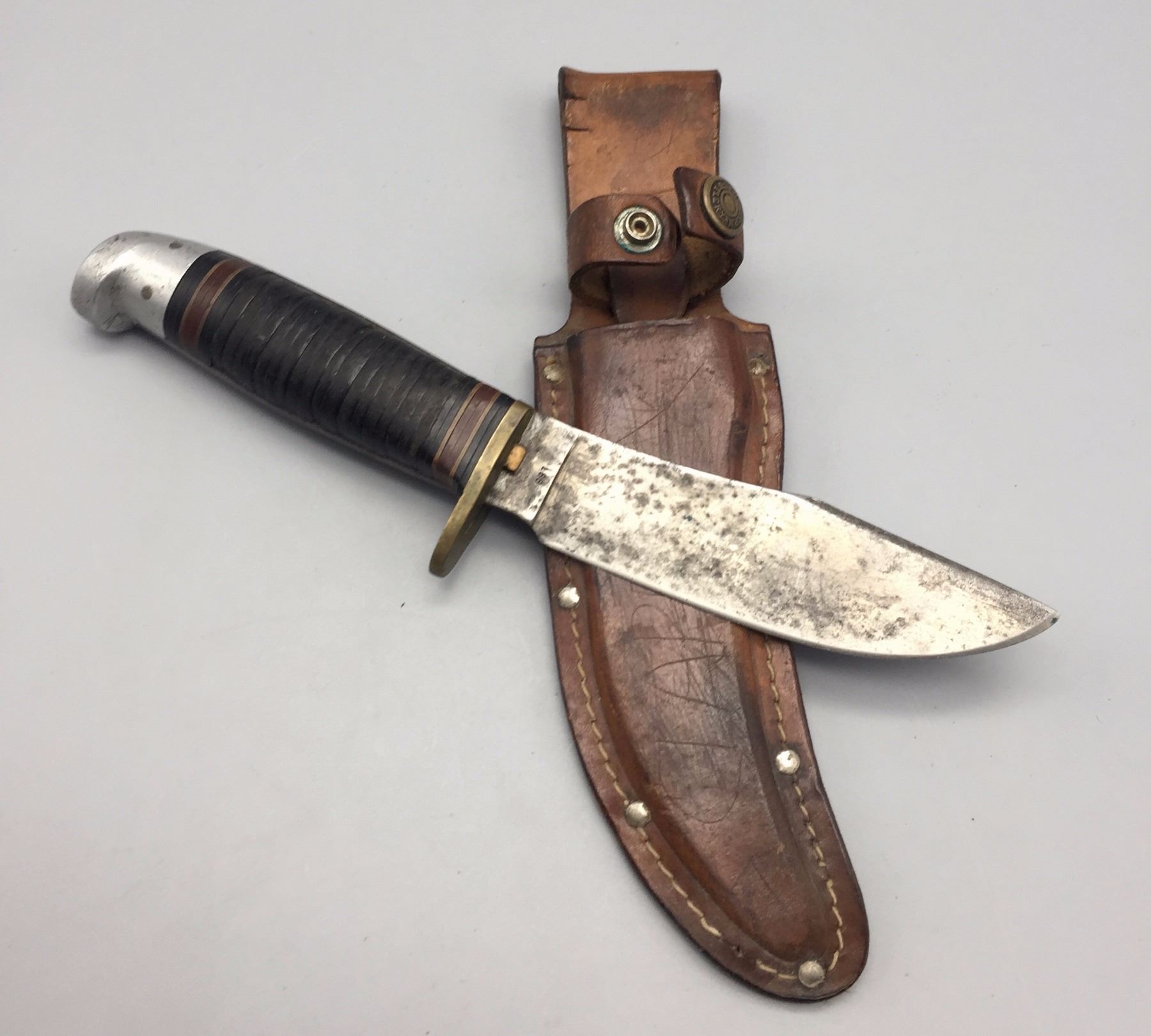Western Brand Hunting Knife with Original Sheath