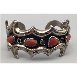 Coral Cuff Bracelet