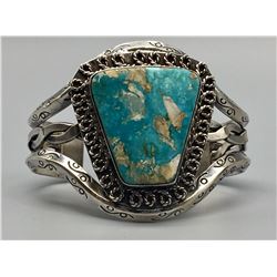 Turquoise and Sterling Silver Bracelet