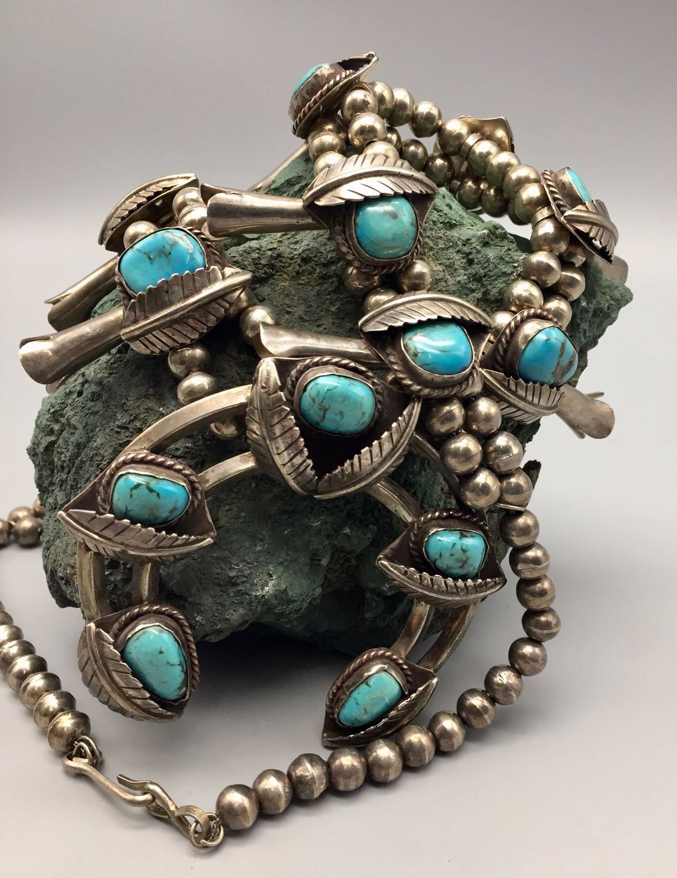 Vintage Squash Blossom Necklace