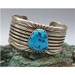 Turquoise and Sterling Silver Bracelet