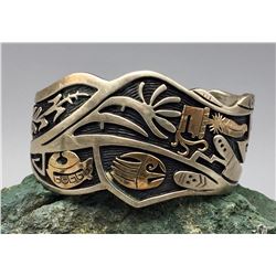 Storyteller Overlay Cuff Bracelet