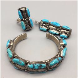Turquoise Bracelet Ring and Pendant