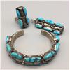 Image 1 : Turquoise Bracelet Ring and Pendant