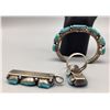 Image 3 : Turquoise Bracelet Ring and Pendant