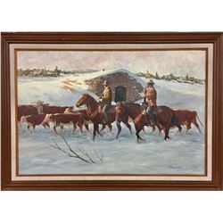 Original Oil on Board - Browning