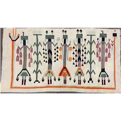 Vintage Figural Navajo Textile