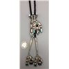 Image 3 : Zuni Rainbow Man Bolo Tie - Cellicion