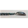 Image 3 : Chrysocolla and Sterling Silver Necklace