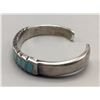 Image 3 : Sterling Silver and Turquoise Inlay Bracelet