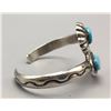 Image 3 : Turquoise and Sterling Silver Bracelet