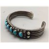 Image 3 : Vintage Turquoise and Sterling Bracelet