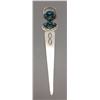 Image 2 : Unique Turquoise and Sterling Silver Letter Opener