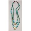 Image 2 : Handcut Turquoise, Jacla Style Necklace