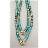 Image 3 : Handcut Turquoise, Jacla Style Necklace