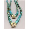 Image 6 : Handcut Turquoise, Jacla Style Necklace