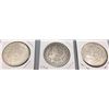Image 1 : Group of Three Morgan Silver Dollars
