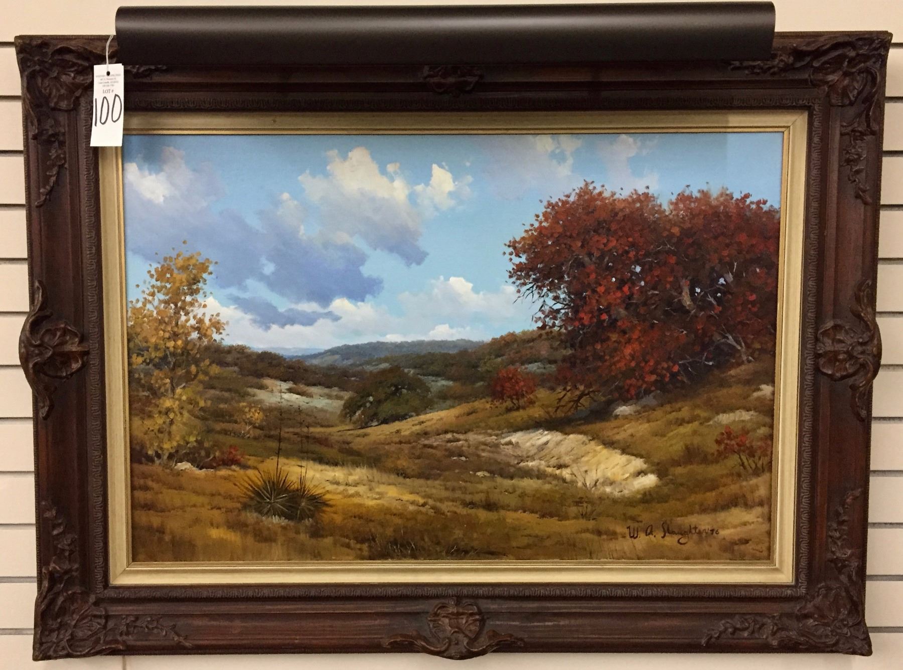 Large Original Oil Painting WA Slaughter