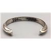 Image 6 : Hand Stamped Triangle Sterling Bracelet