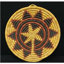 Hopi Coiled Plaque - Basket