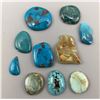 Image 1 : 500 Cts. Misc. Turquoise Cabochons