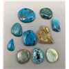 Image 2 : 500 Cts. Misc. Turquoise Cabochons