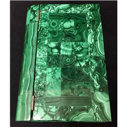 Unique! Malachite Inlay Book-Display