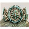 Image 7 : Zuni Needlepoint Cluster Bracelet - Signed