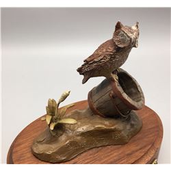 Screech Owl Bronze - Harvey Rattey