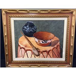 Original Oil on Board, John A. Larned