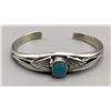 Image 1 : Turquoise and Serling Silver Cuff Bracelet