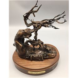 Last Visit, Bronze by Harvey Rattey