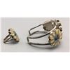 Image 4 : Zuni Inlay Bracelet and Ring - Laahte