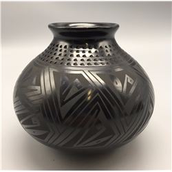 Mata Ortiz Black Ware Pottery - Mora