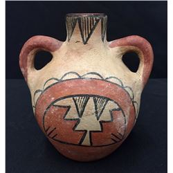 Older Jemez Pueblo Pottery Canteen