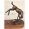 Image 3 : Takin’ Down the Wash, Bronze by Pamela Harr